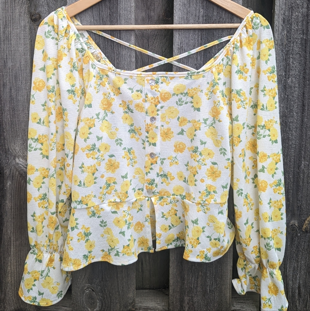 Love+Joy Floral Blouse